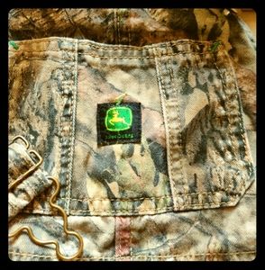 John Deere camo overalls Boys size 7